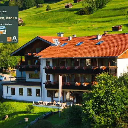 Отель Alpenhotel Sonneck - Mit Bergbahnticket Бад-Хинделанг